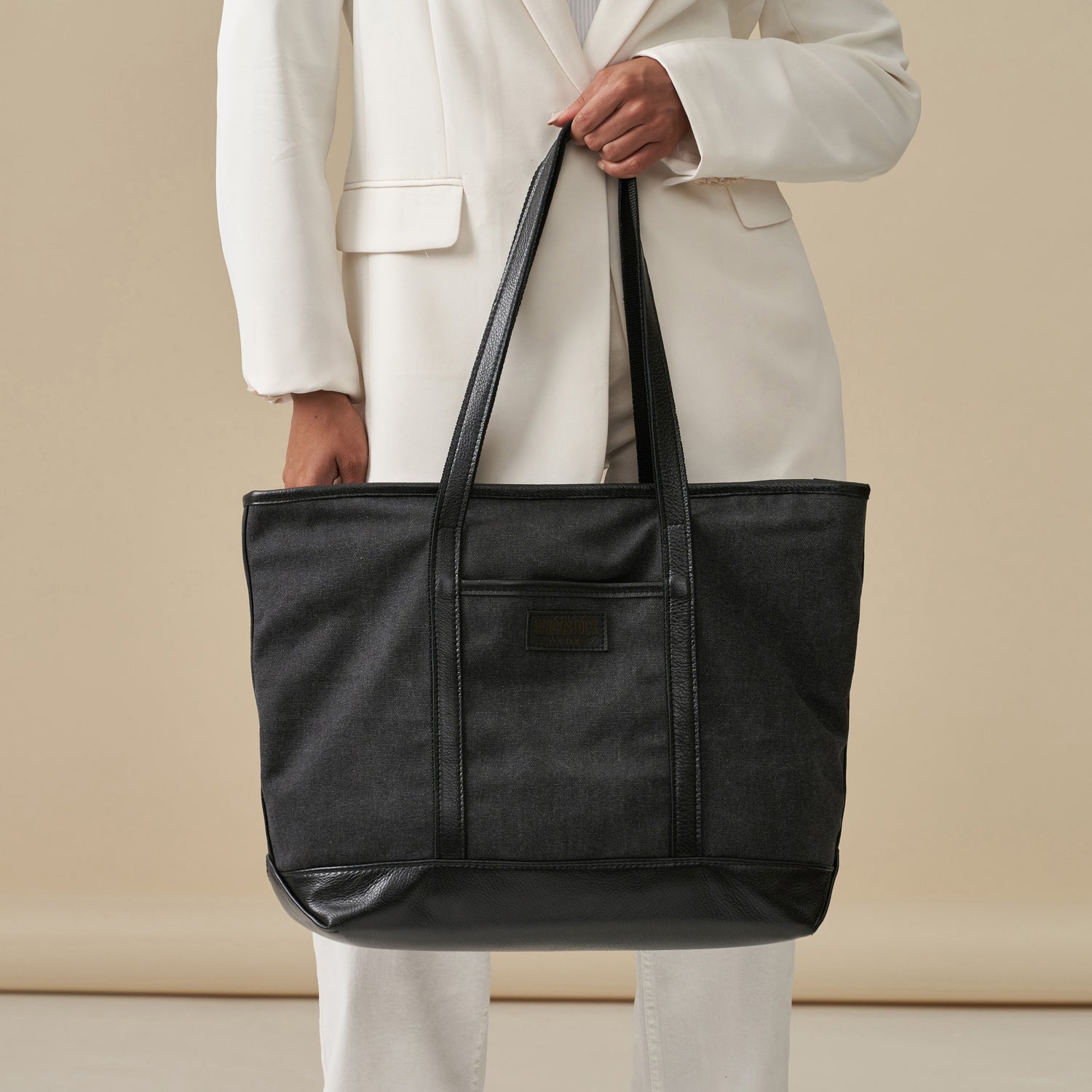 Bushveld Canvas & Leather Two-Tone Weekender Bag