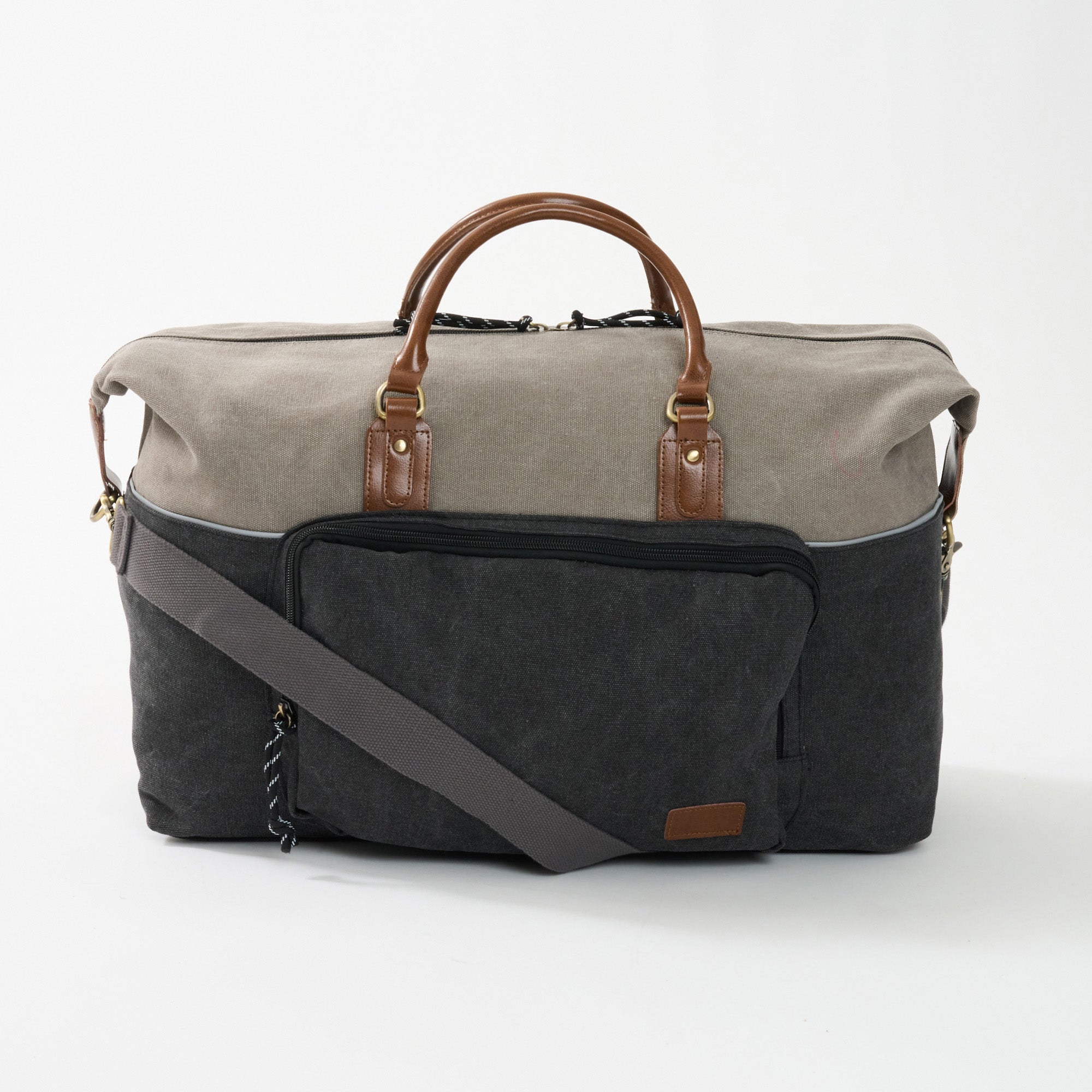 Dallas Two-tone Premium Canvas and Leather Weekend Bag