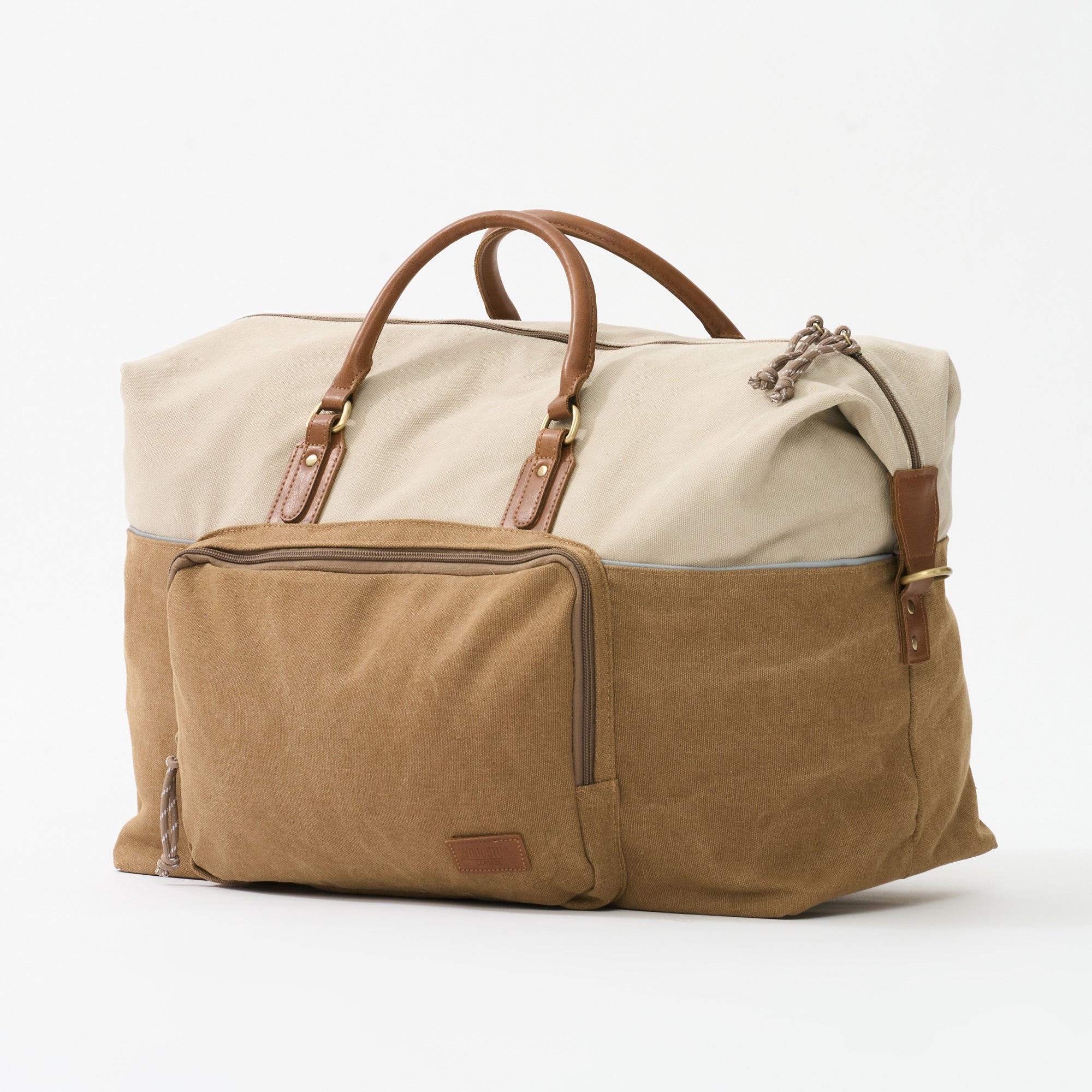 Dallas Two-tone Premium Canvas and Leather Weekend Bag