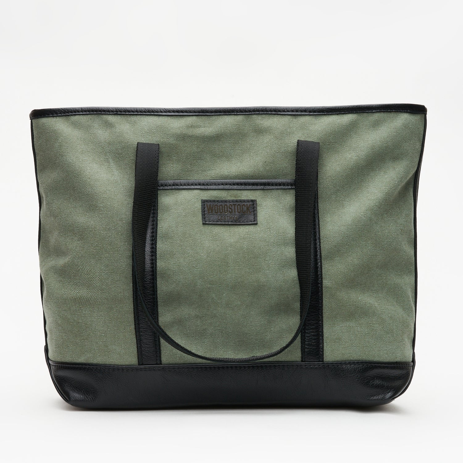 Safari Canvas & Leather Two-Tone Tote Bag