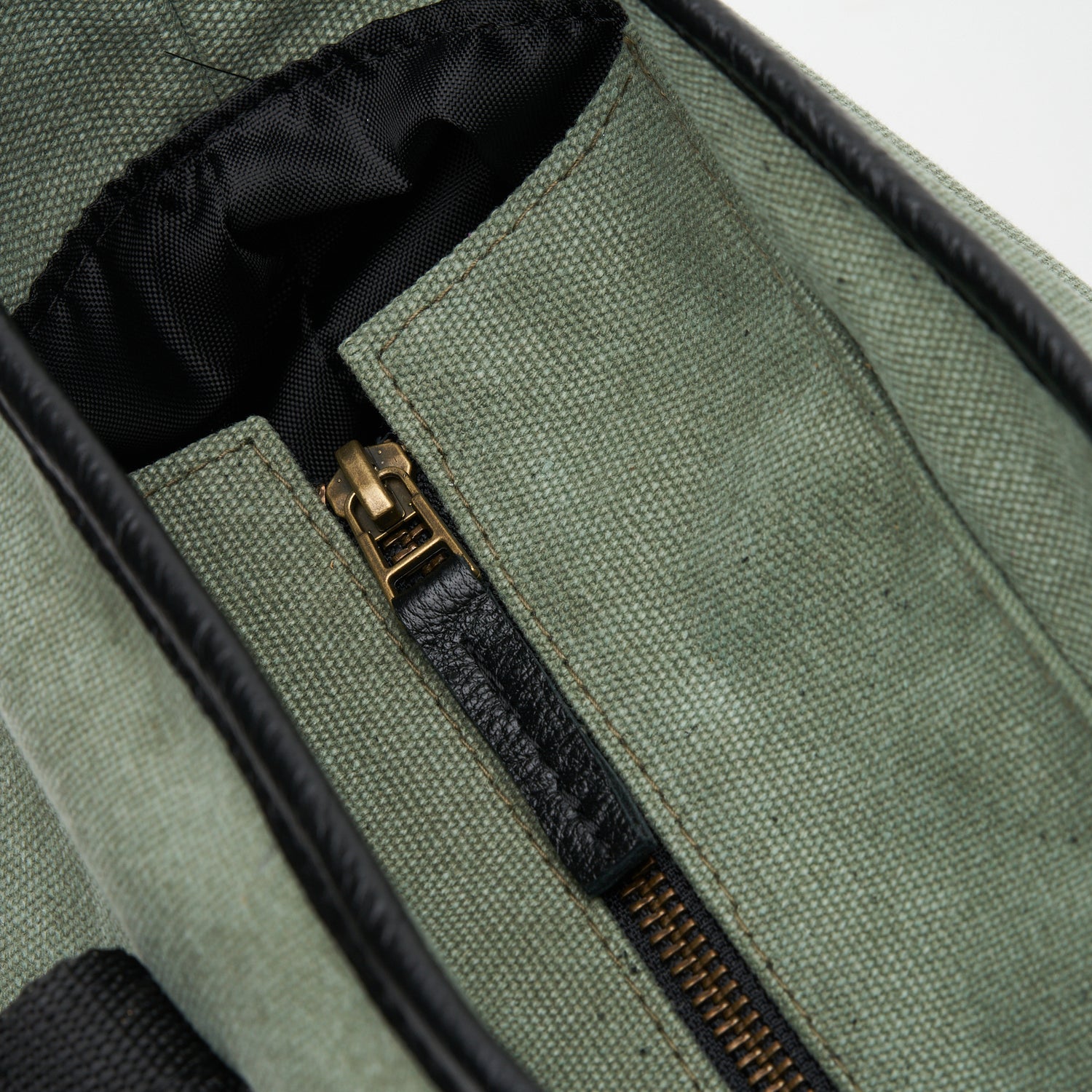 Safari Canvas & Leather Two-Tone Tote Bag