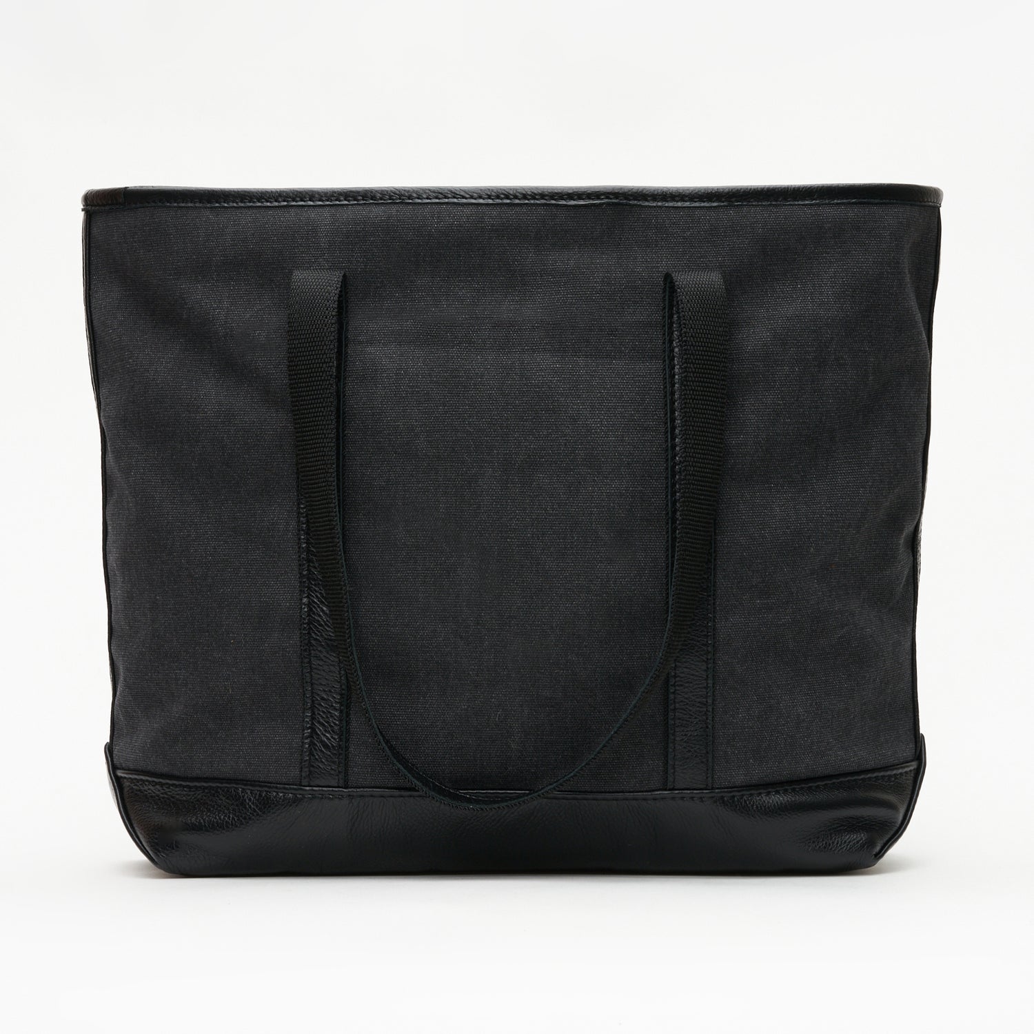 Safari Canvas & Leather Two-Tone Tote Bag