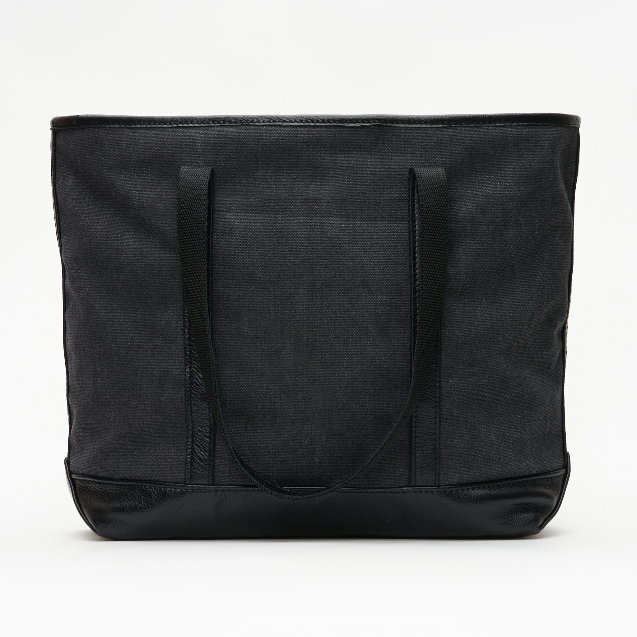 Safari Canvas & Leather Two-Tone Tote Bag
