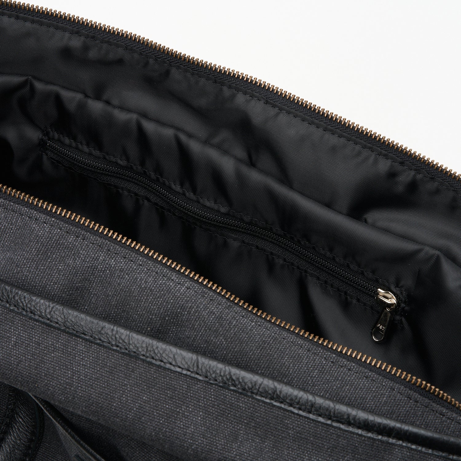Safari Canvas & Leather Two-Tone Tote Bag