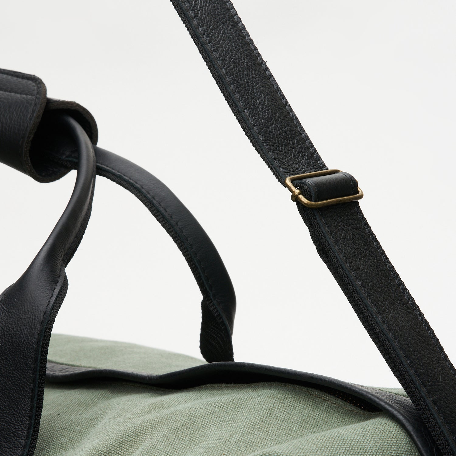 Kalahari Canvas & Leather Two-Tone Duffel Bag