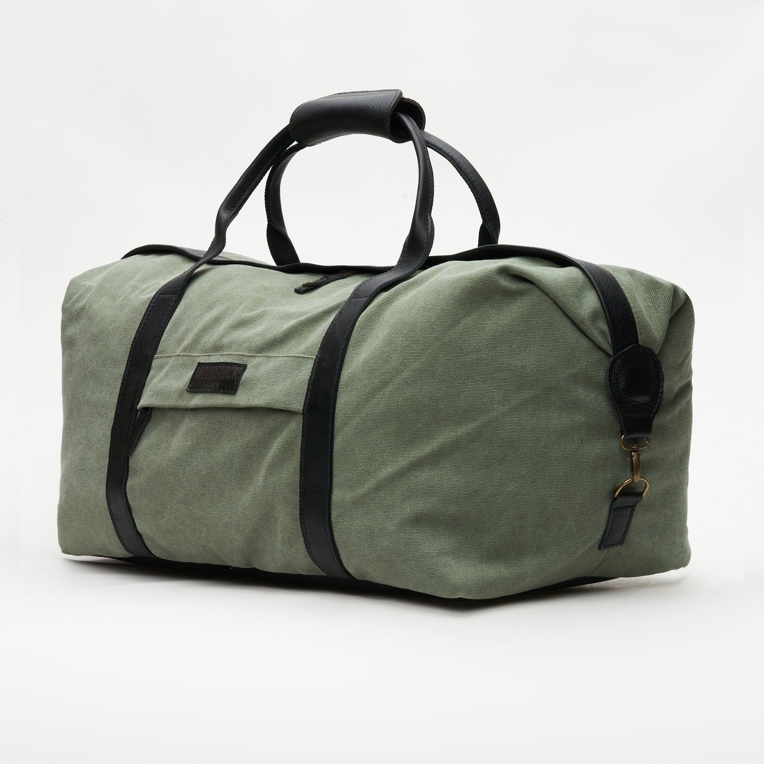 Kalahari Canvas & Leather Two-Tone Duffel Bag