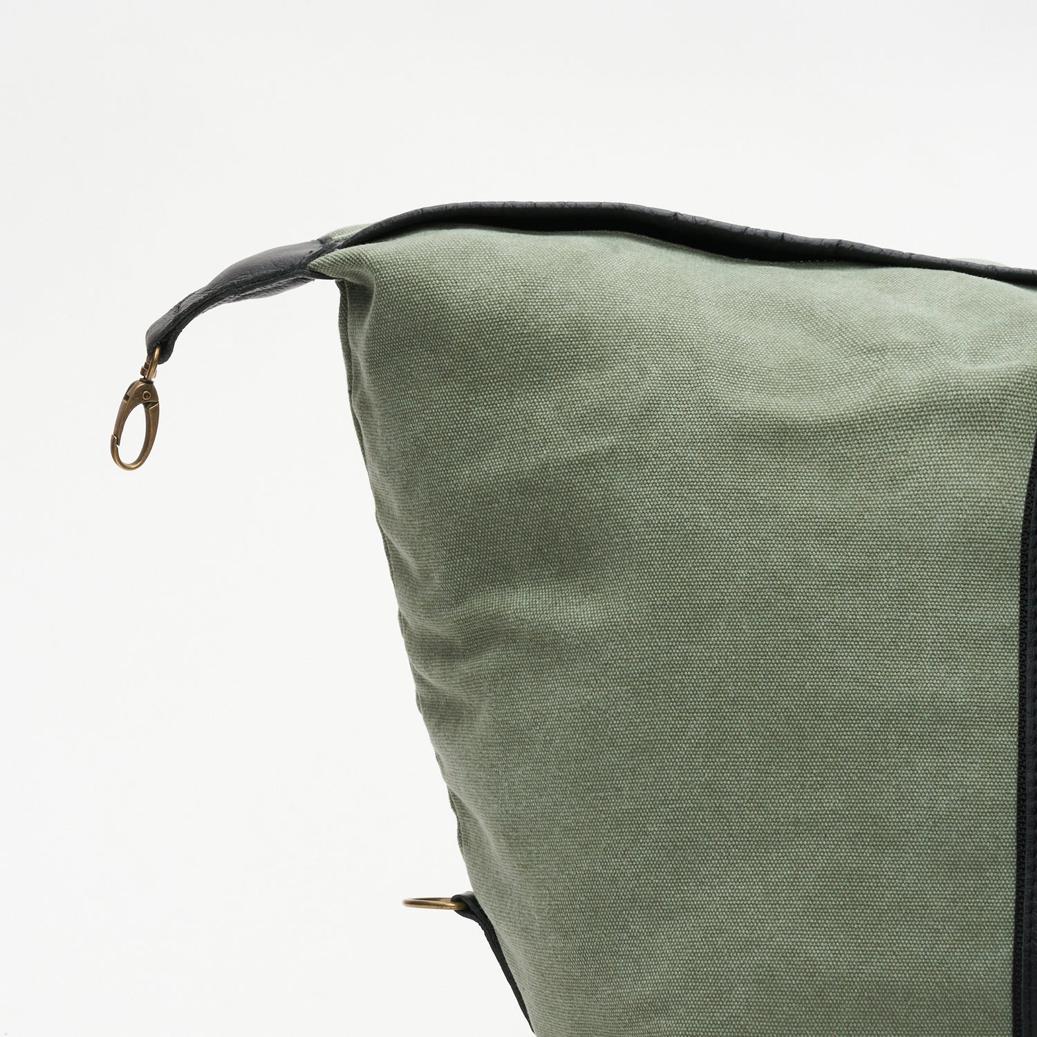 Kalahari Canvas & Leather Two-Tone Duffel Bag