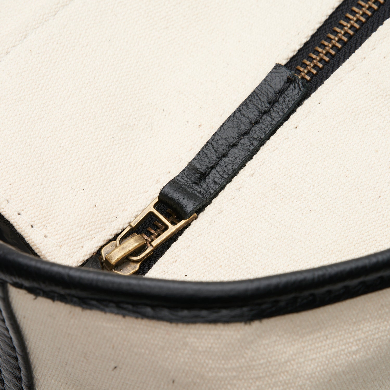Safari Canvas & Leather Two-Tone Tote Bag