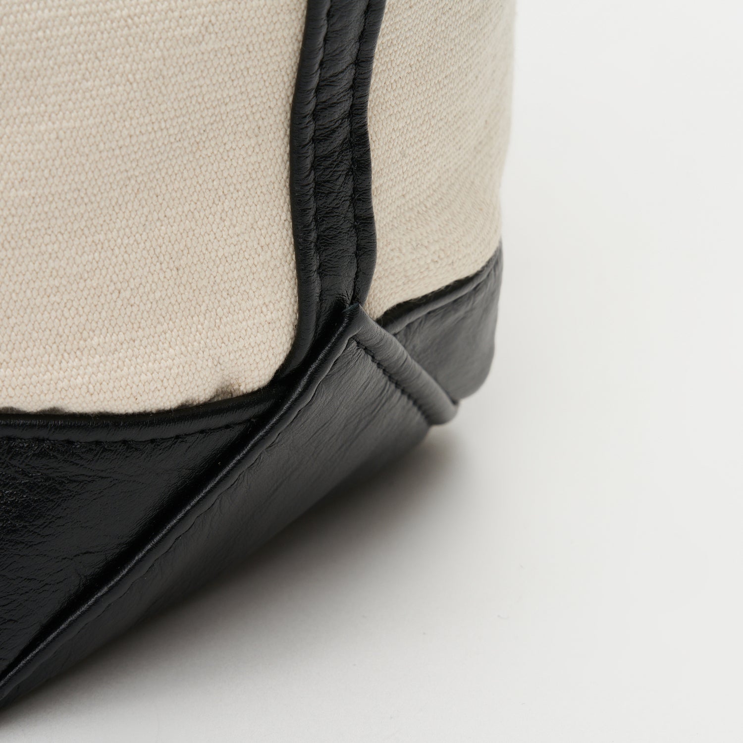 Safari Canvas & Leather Two-Tone Tote Bag
