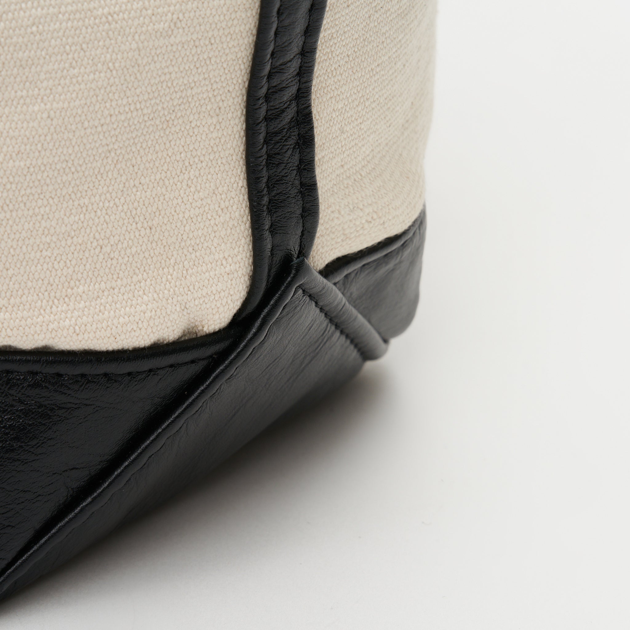 Safari Canvas & Leather Two-Tone Tote Bag
