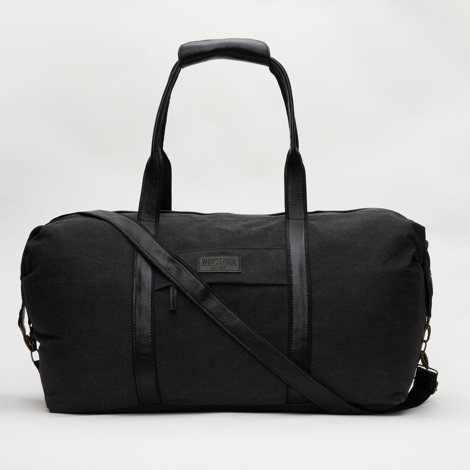 Kalahari Canvas & Leather Two-Tone Duffel Bag