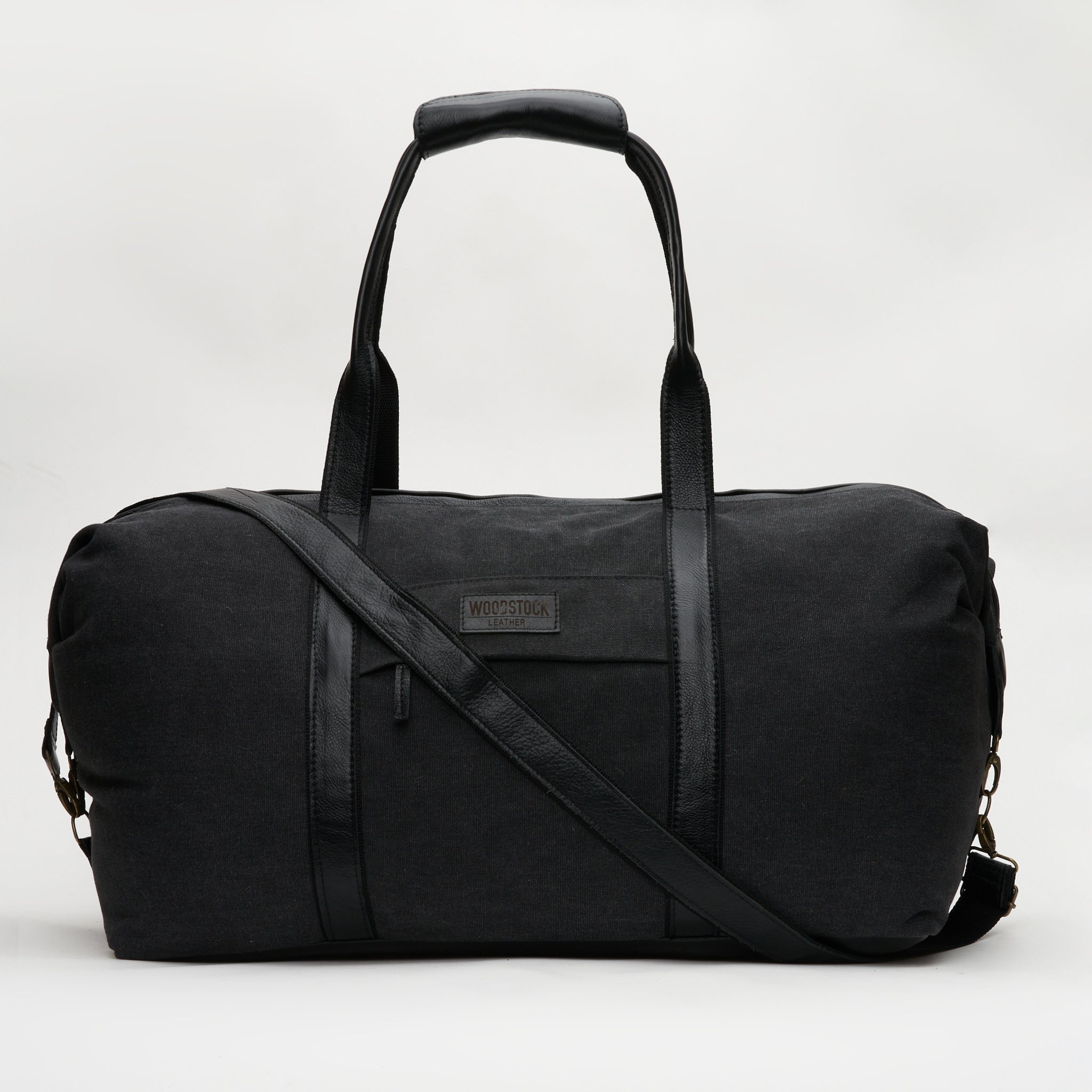 Kalahari Canvas & Leather Two-Tone Duffel Bag