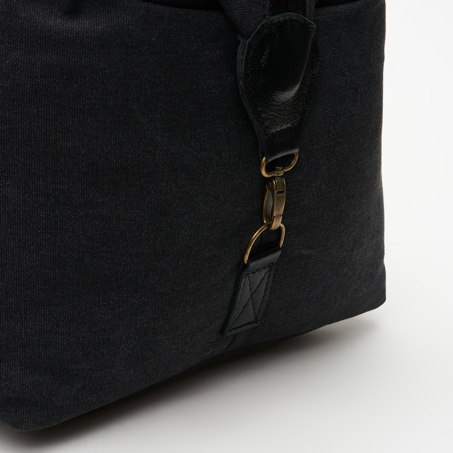 Kalahari Canvas & Leather Two-Tone Duffel Bag