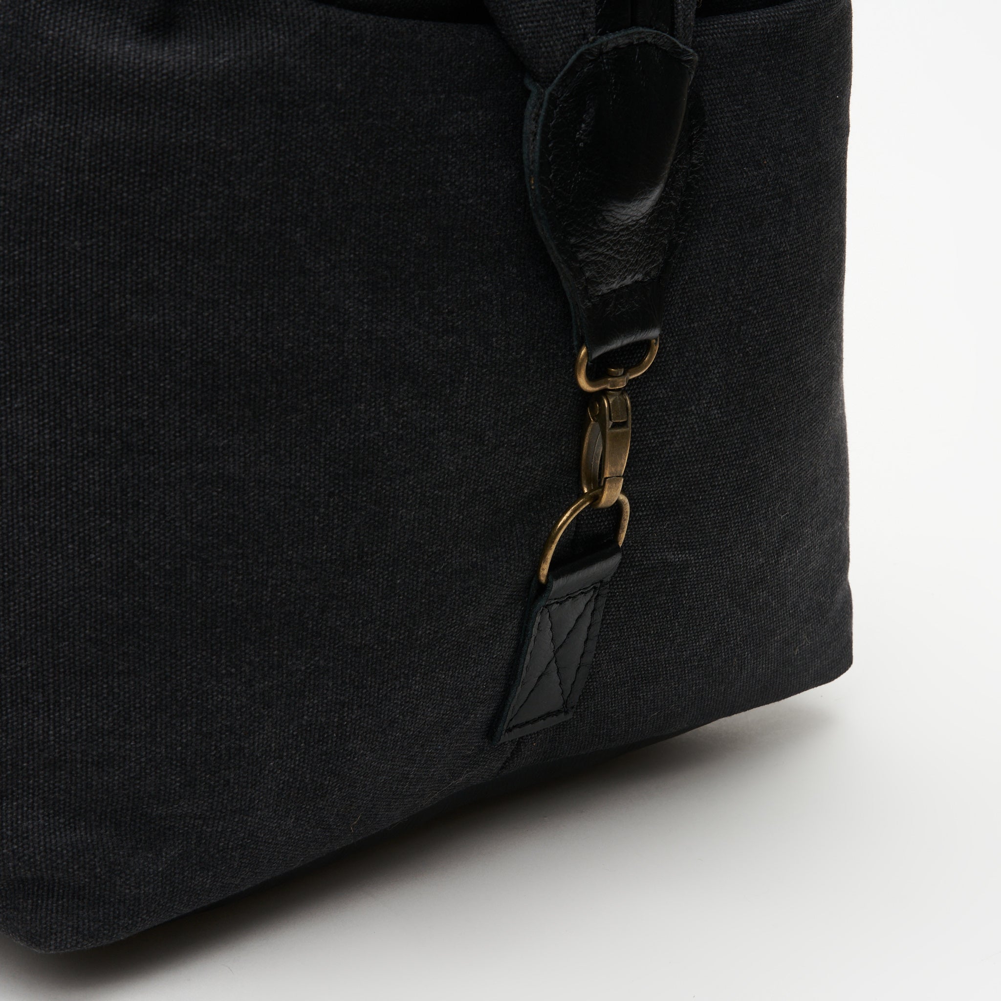 Kalahari Canvas & Leather Two-Tone Duffel Bag