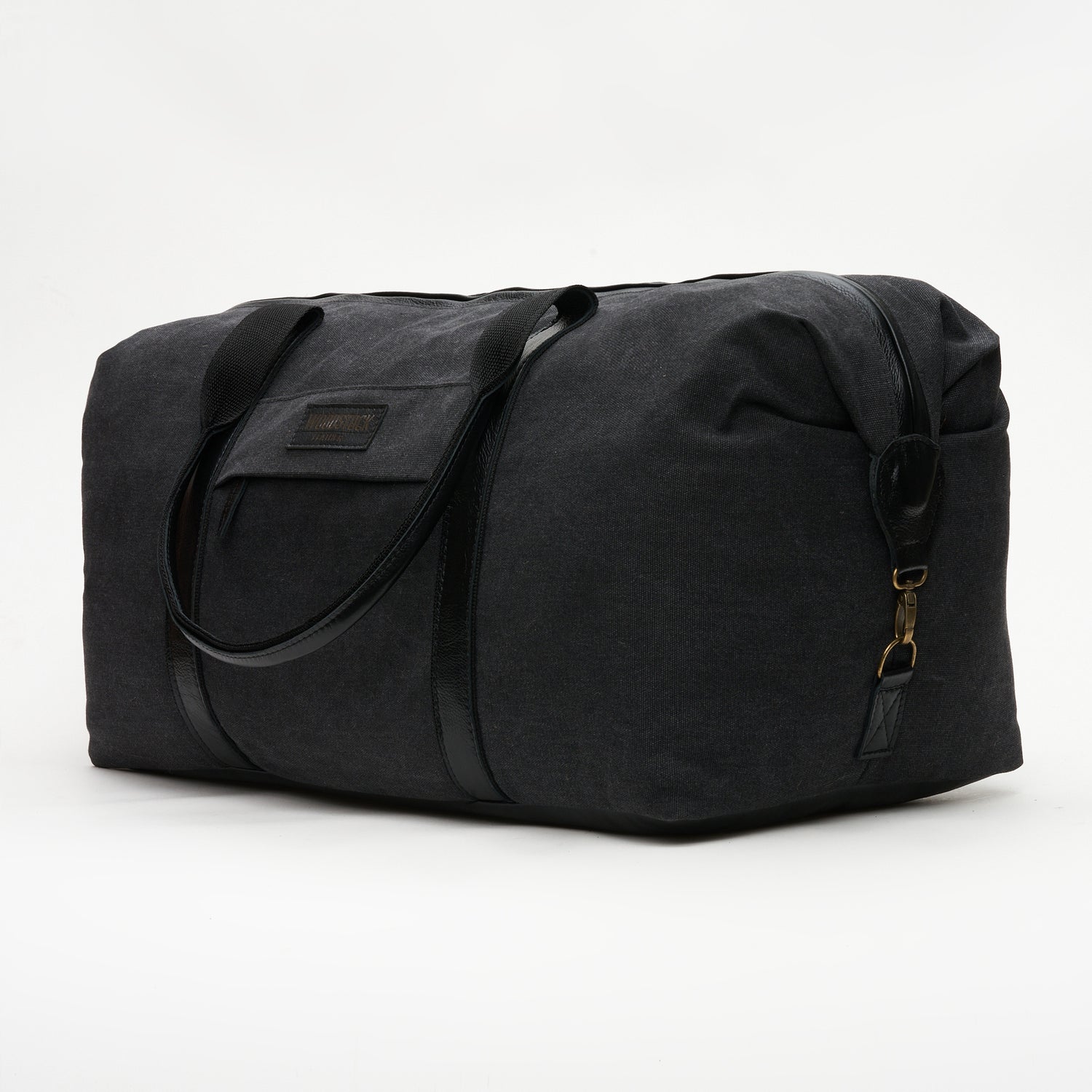 Kalahari Canvas & Leather Two-Tone Duffel Bag