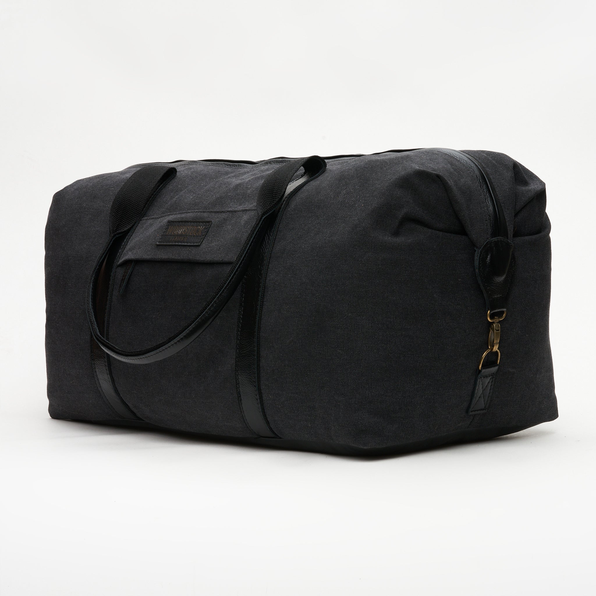 Kalahari Canvas & Leather Two-Tone Duffel Bag