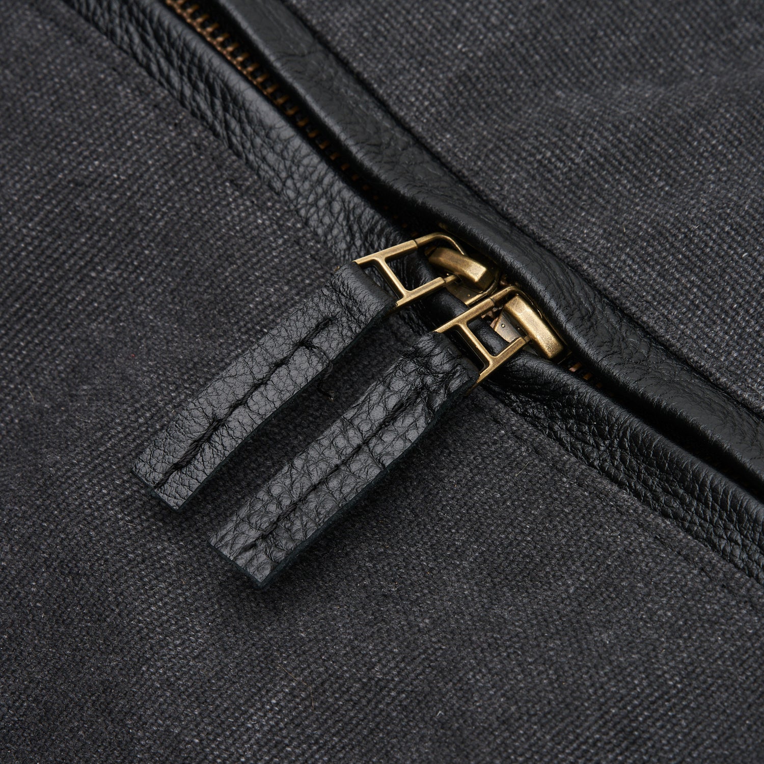 Kalahari Canvas & Leather Two-Tone Duffel Bag