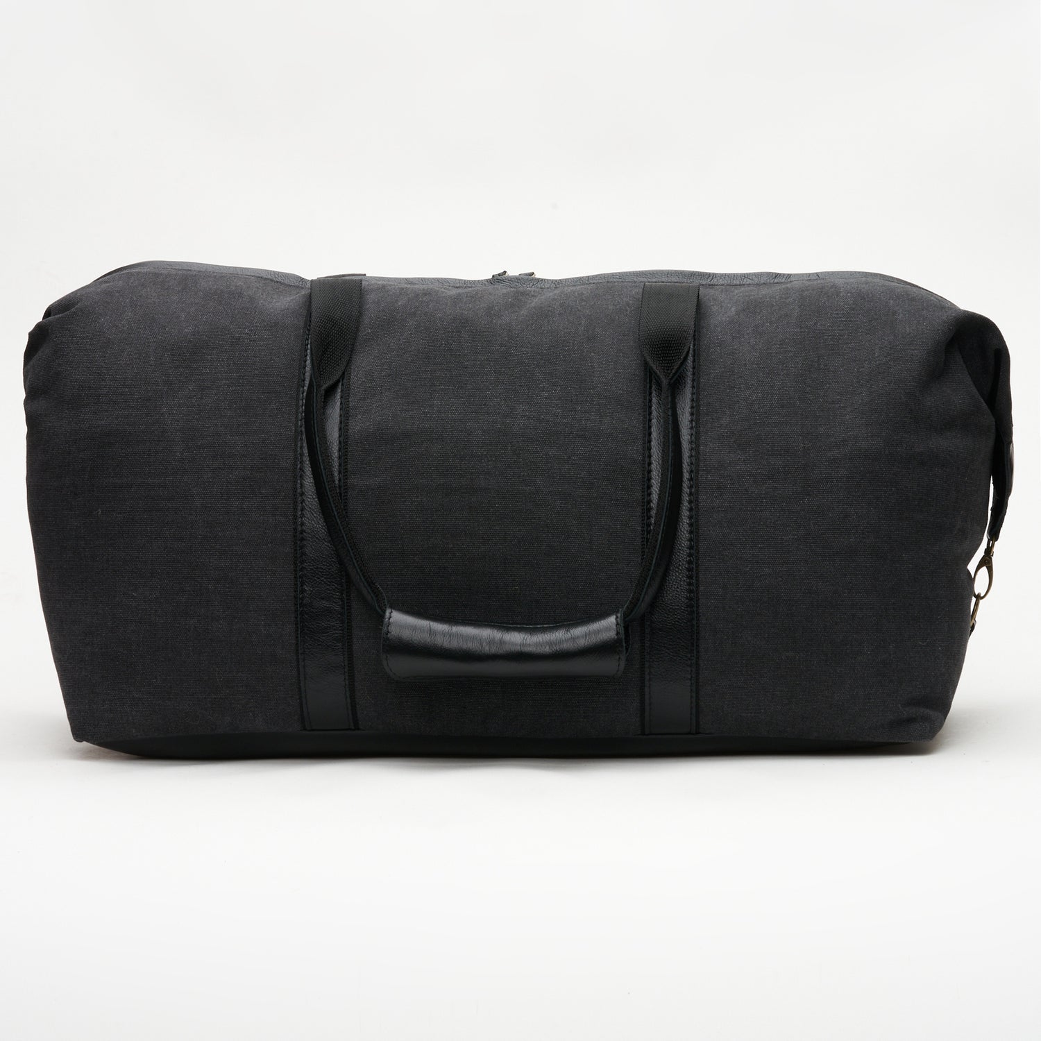 Kalahari Canvas & Leather Two-Tone Duffel Bag