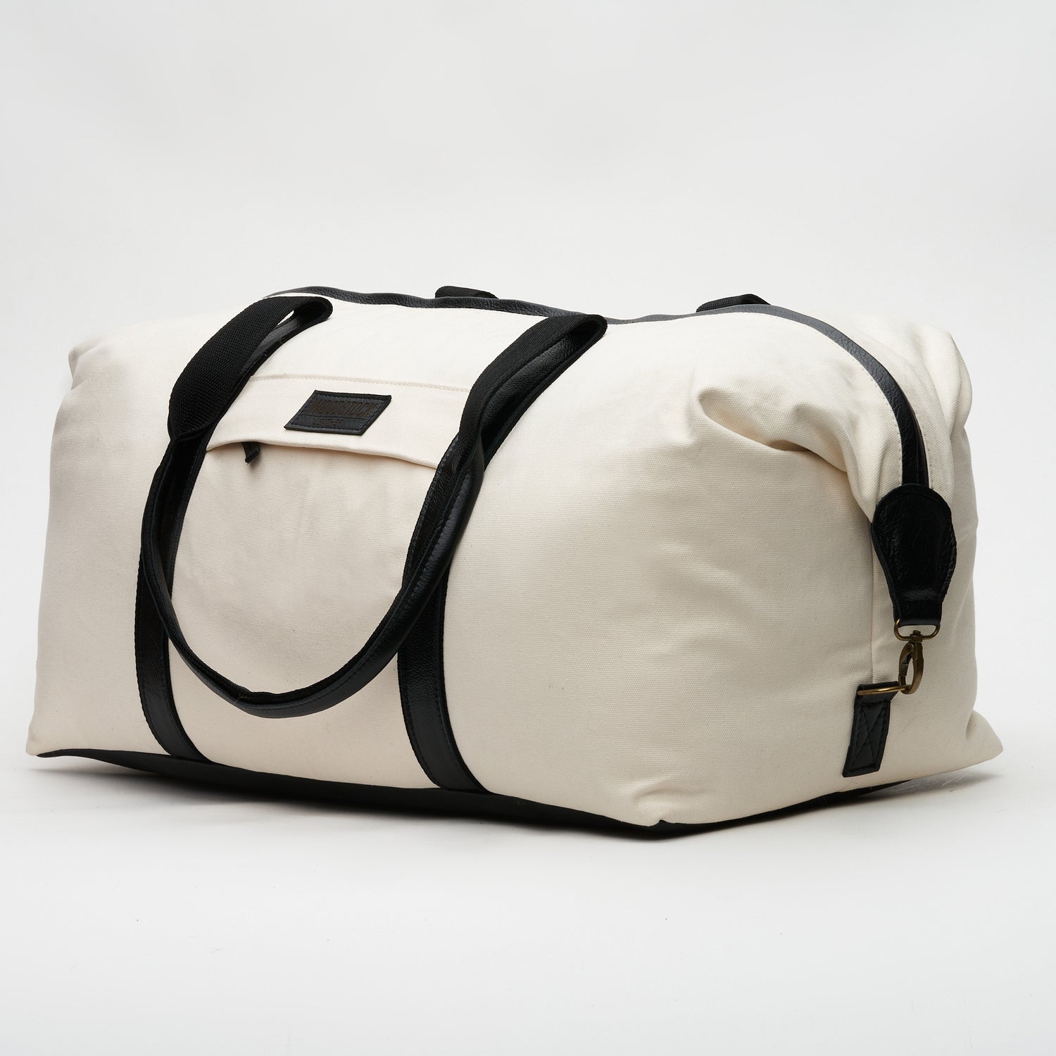 Kalahari Canvas & Leather Two-Tone Duffel Bag