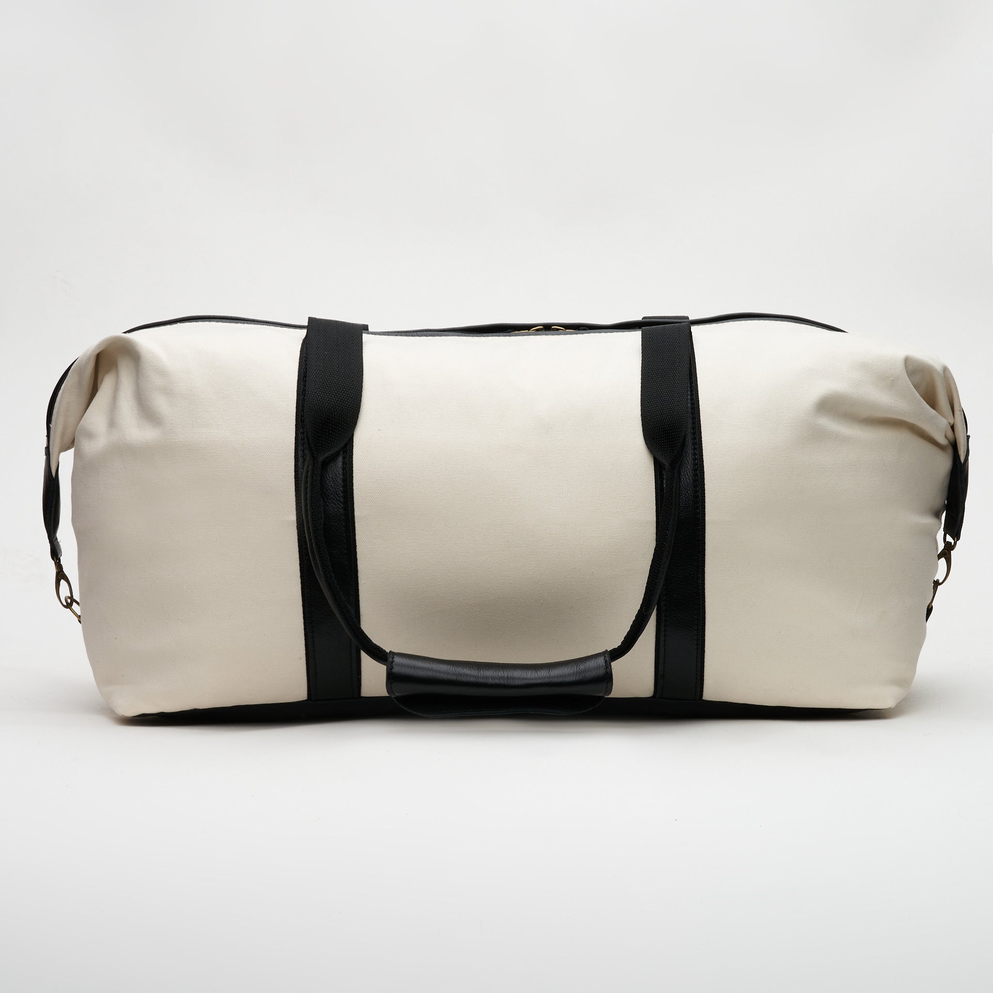 Kalahari Canvas & Leather Two-Tone Duffel Bag