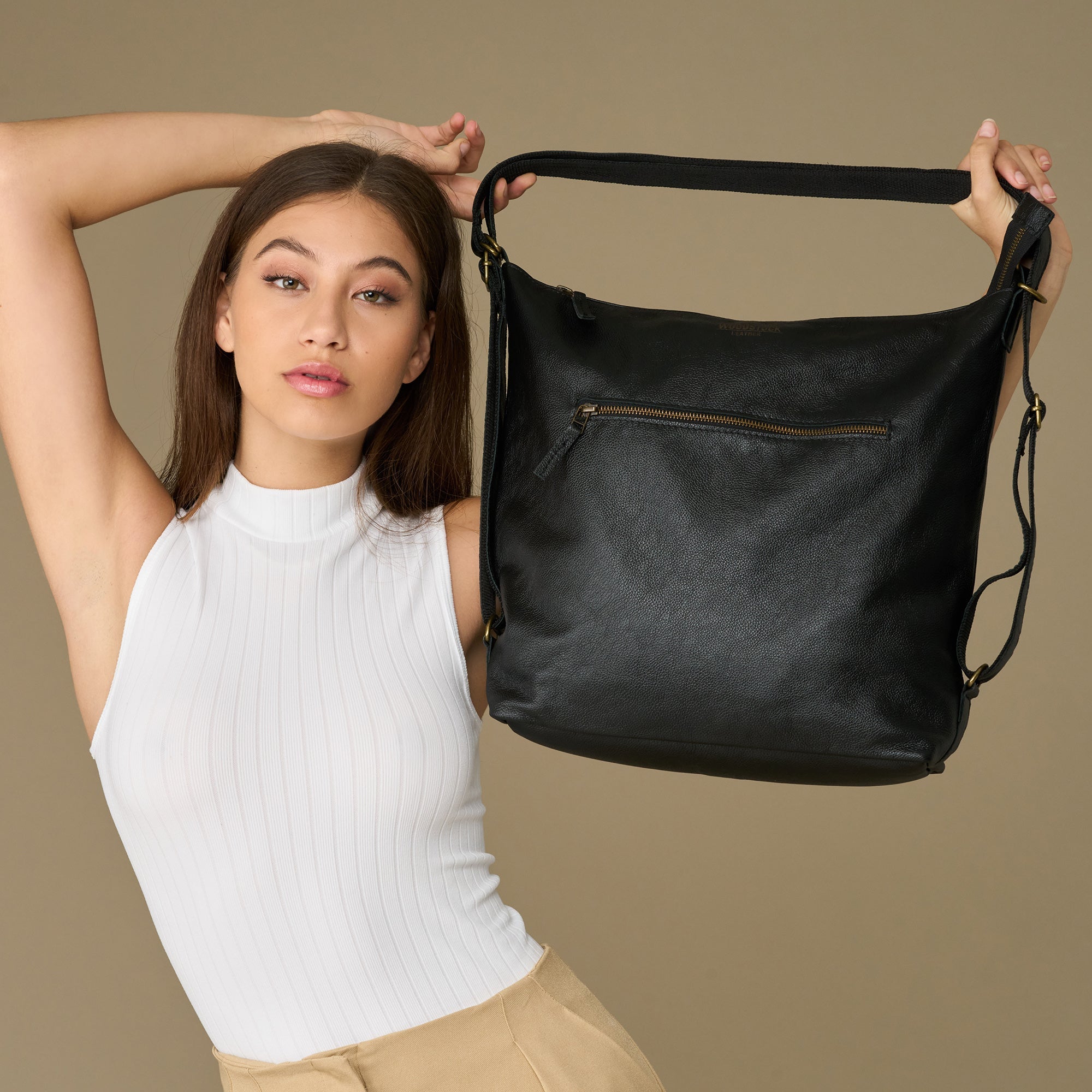 Avery 2 in 1 Handbag and Backpack - Woodstock Leather
