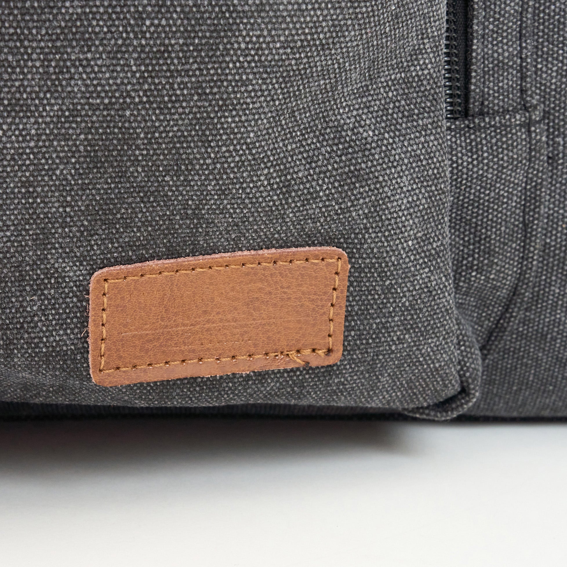 Dallas Two-tone Premium Canvas and Leather Weekend Bag - Woodstock Leather