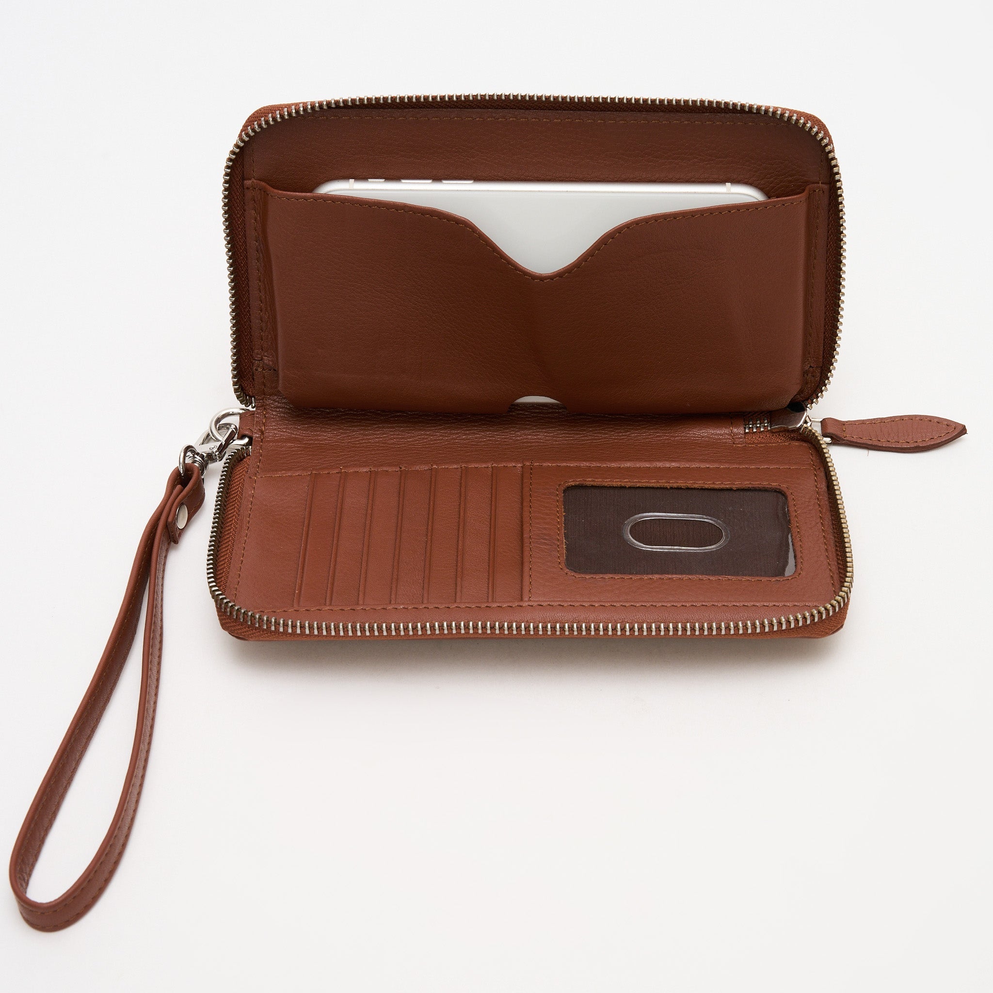 Elara Wallet and Cellphone Holder - Woodstock Leather