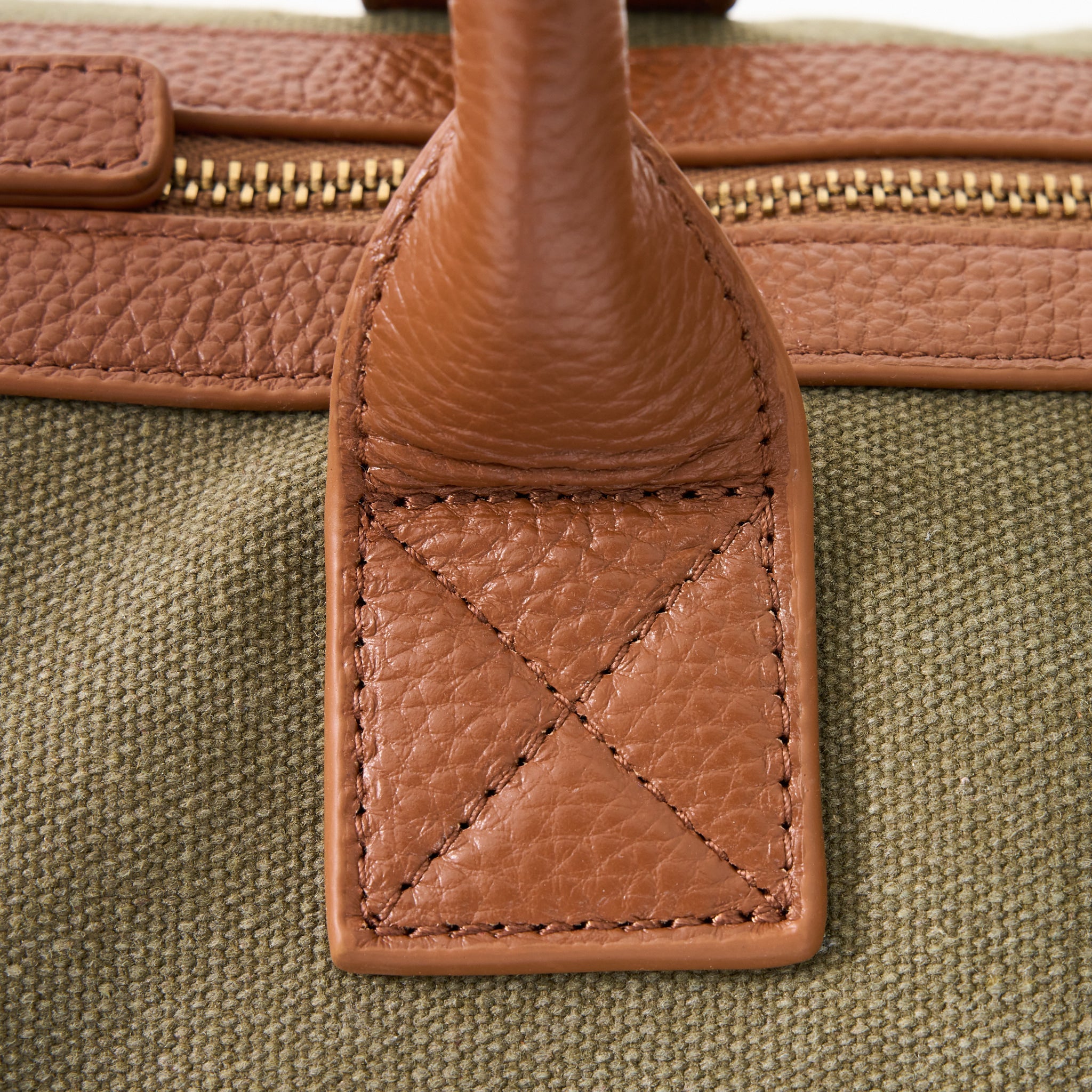 Hudson Canvas and Leather Weekender Bag - Woodstock Leather