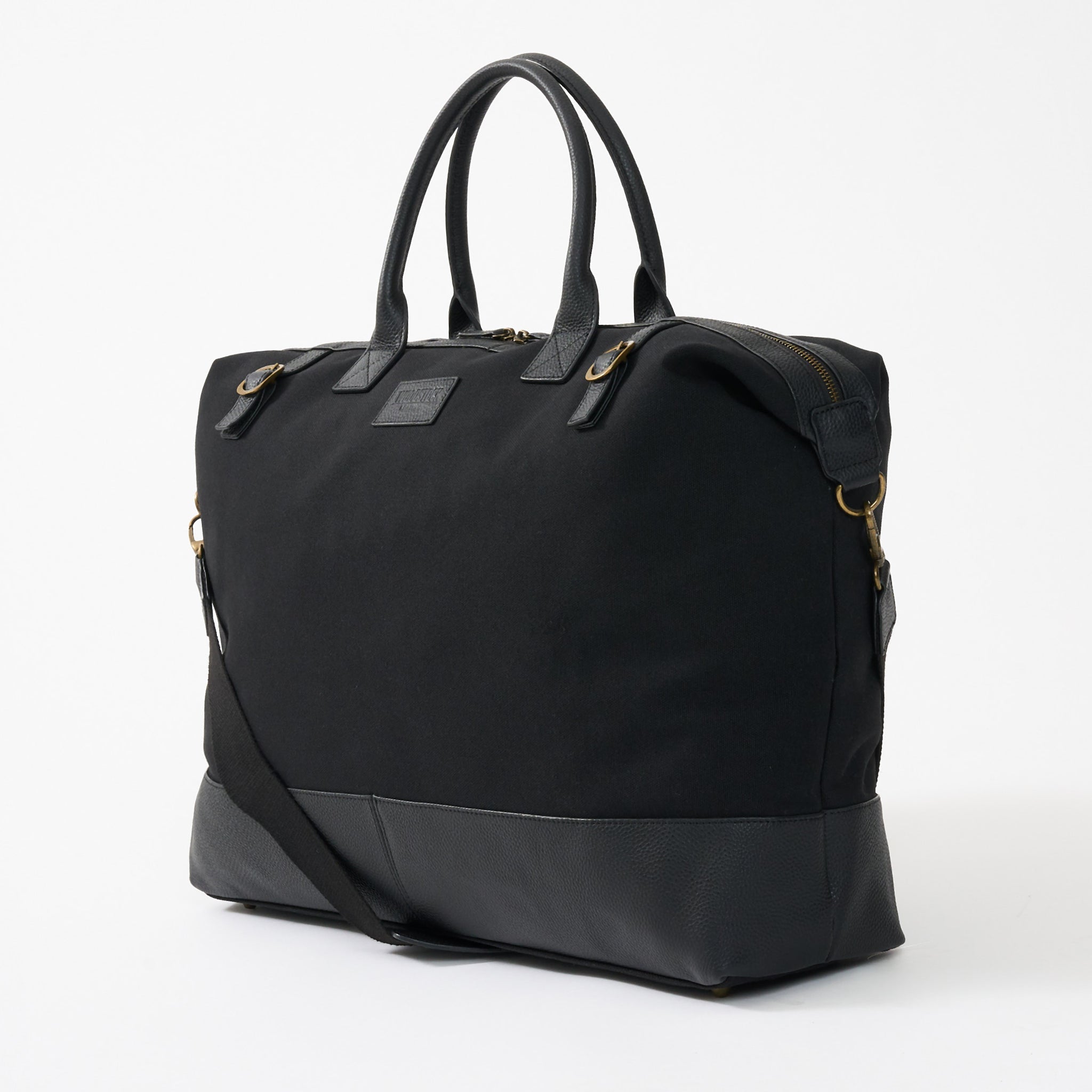 Hudson Canvas and Leather Weekender Bag - Woodstock Leather
