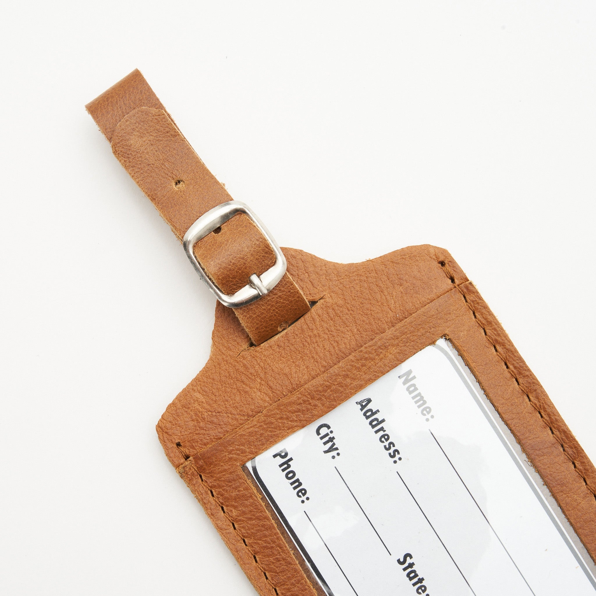 Pack of 2 McKenzie Luggage Tag - Woodstock Leather