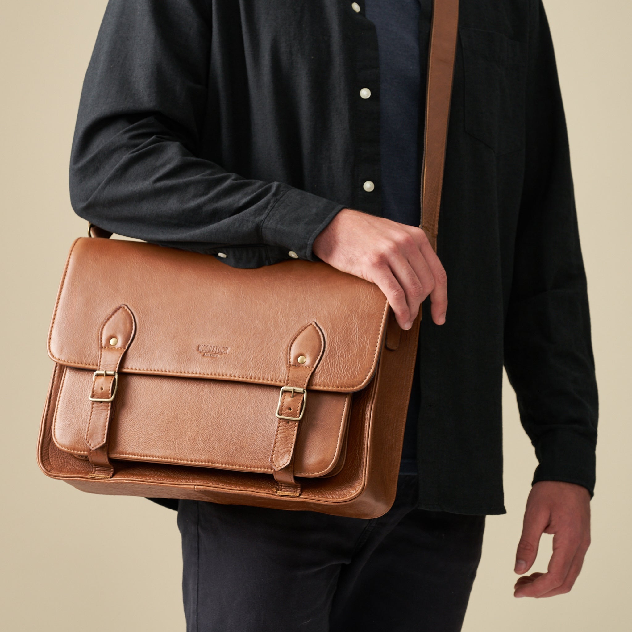 Parker 15'' Messenger Bag - Woodstock Leather