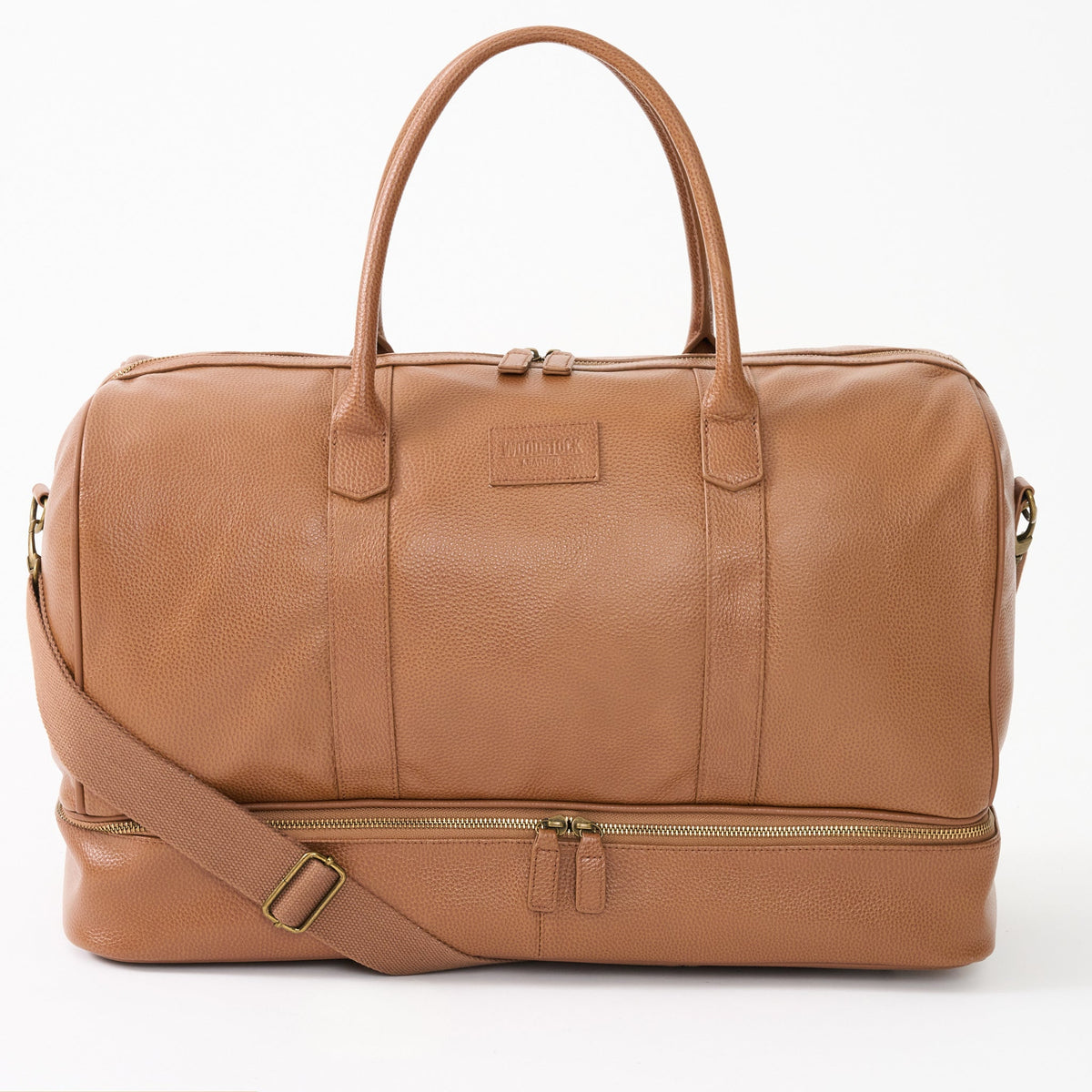 Sterling Double-Layered Weekend Bag With Shoe Compartment - Woodstock Leather
