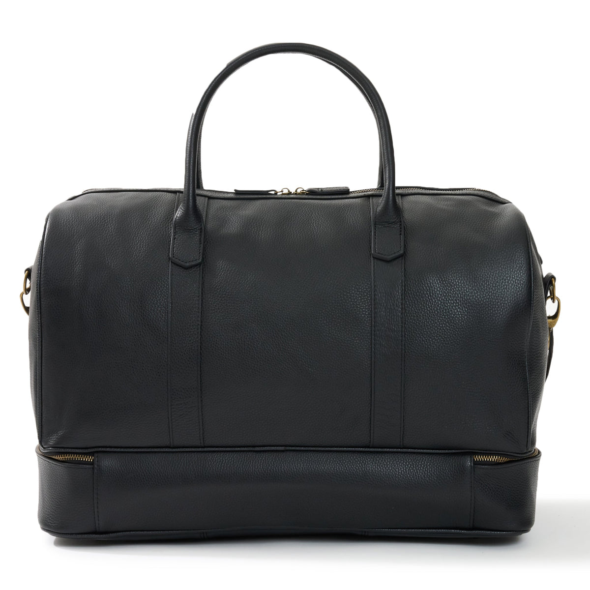Sterling Double-Layered Weekend Bag With Shoe Compartment - Woodstock Leather
