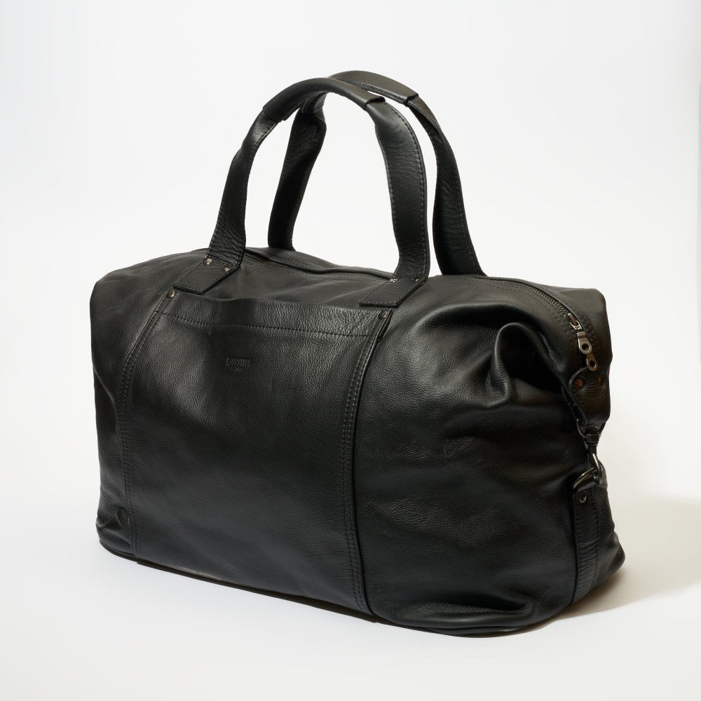 Exterior front view of Elliot Duffel Bag-Black
