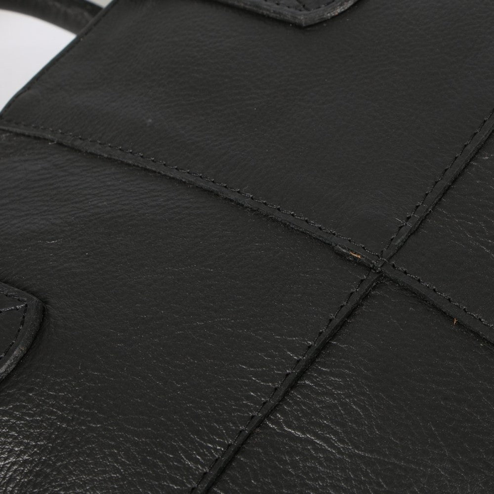 Exterior view of Emerson Luxury Laptop Bag-Black