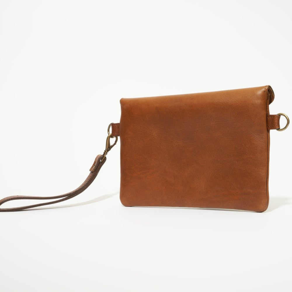 Back view of Marley Clutch Bag - Pecan