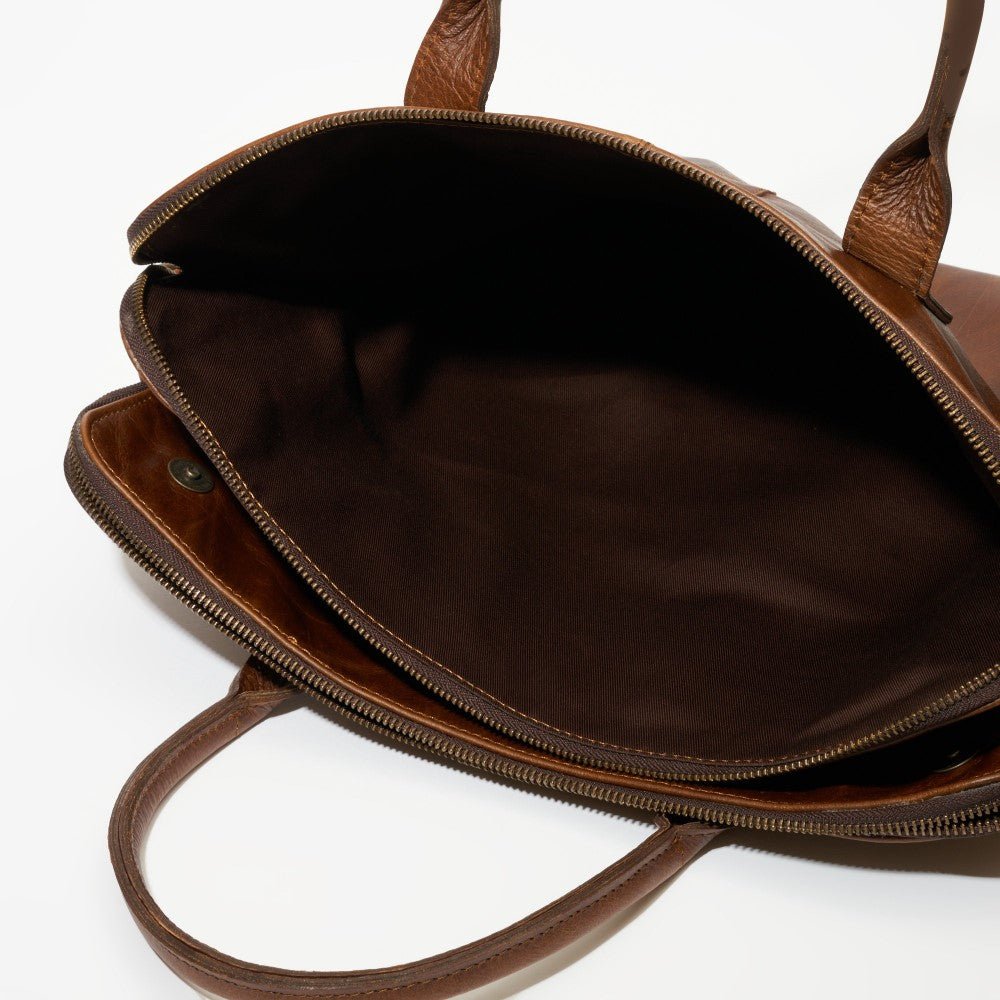 Emerson Luxury Laptop Bag - Woodstock Leather