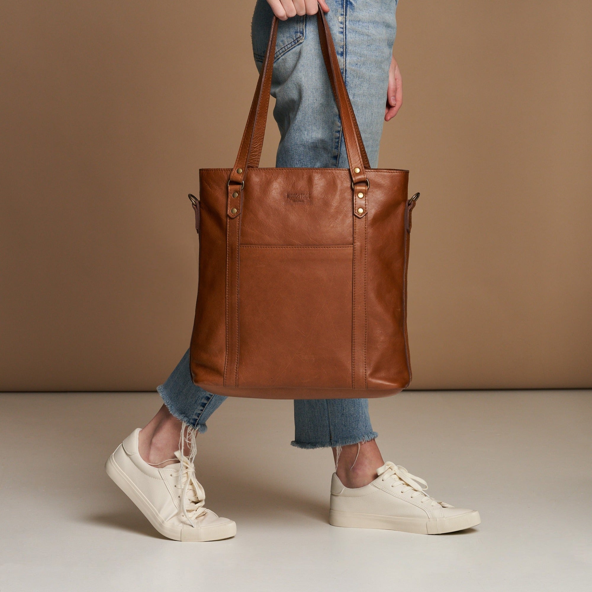 Essie Longline Sling Handbag with Laptop Compartment - Woodstock Leather