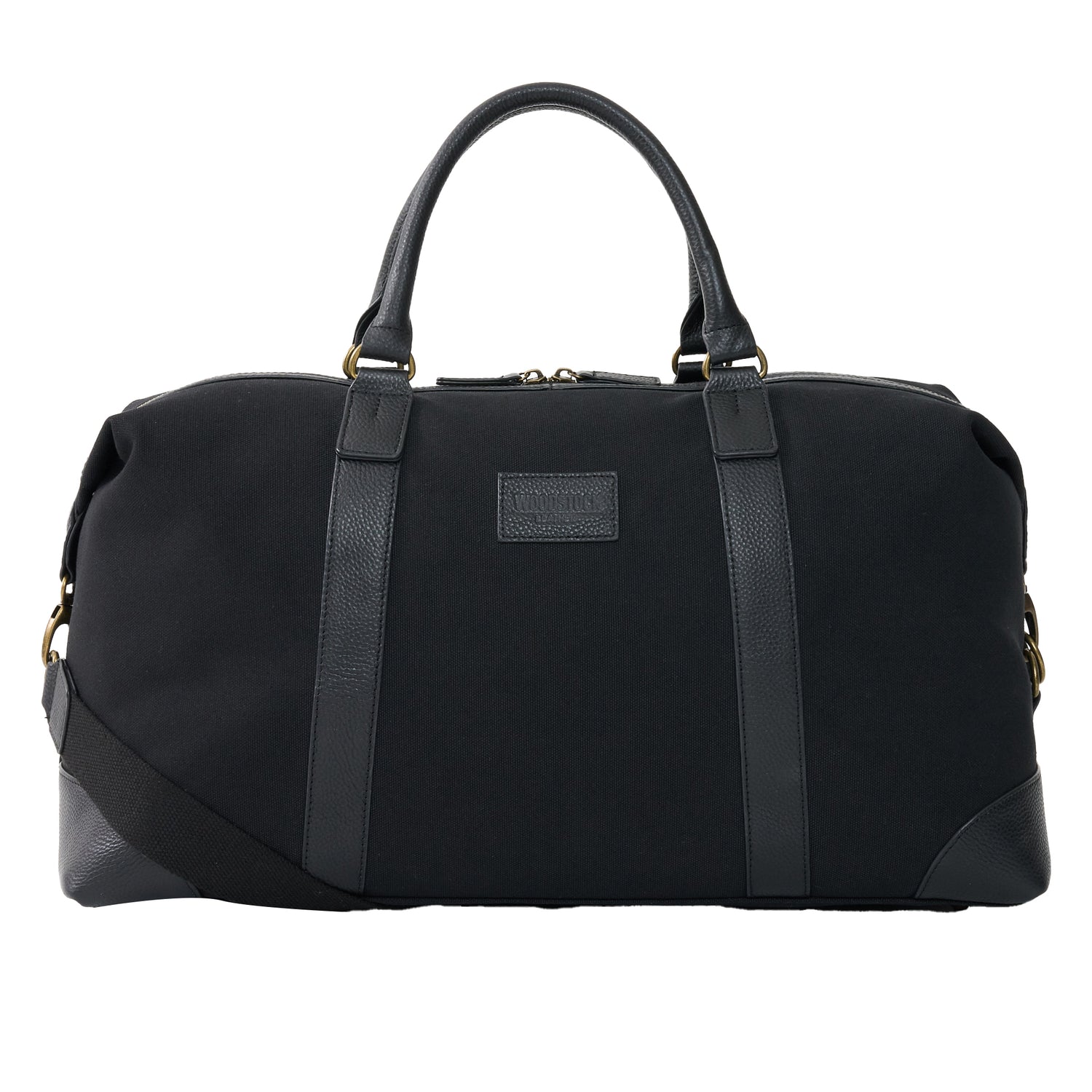 Leather and Canvas Oxford Duffel Bag
