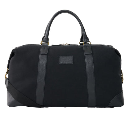 Leather and Canvas Oxford Duffel Bag