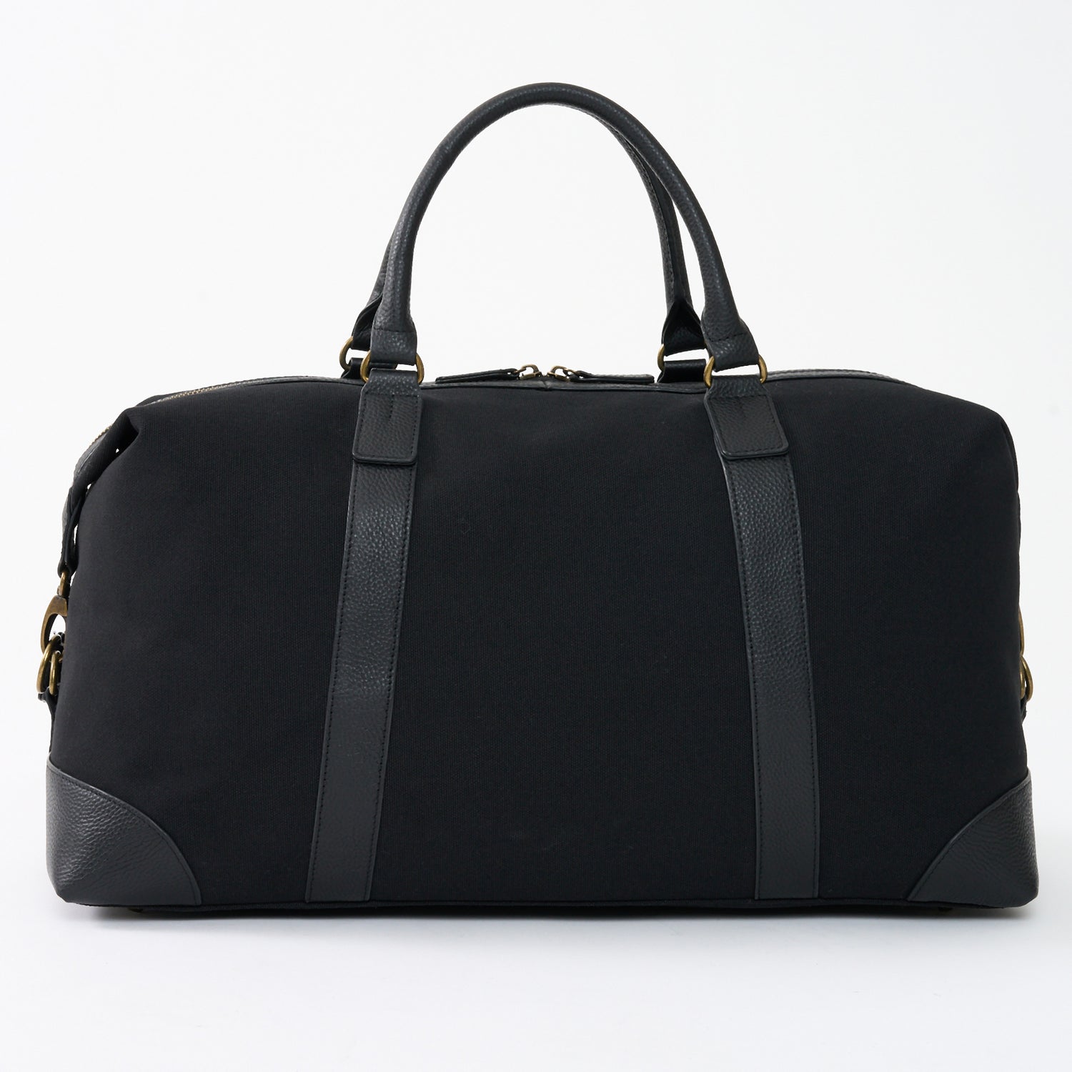 Leather and Canvas Oxford Duffel Bag