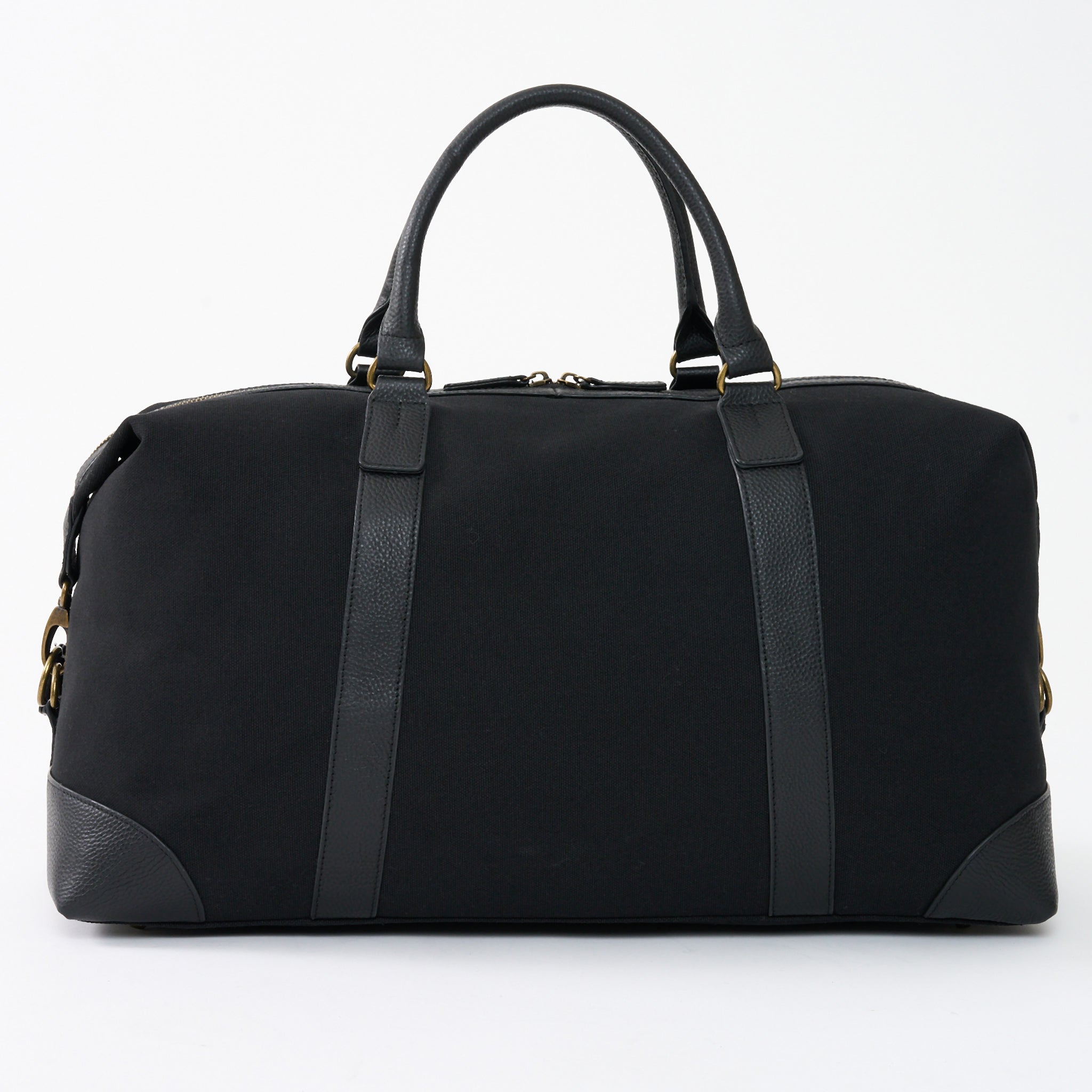 Leather and Canvas Oxford Duffel Bag
