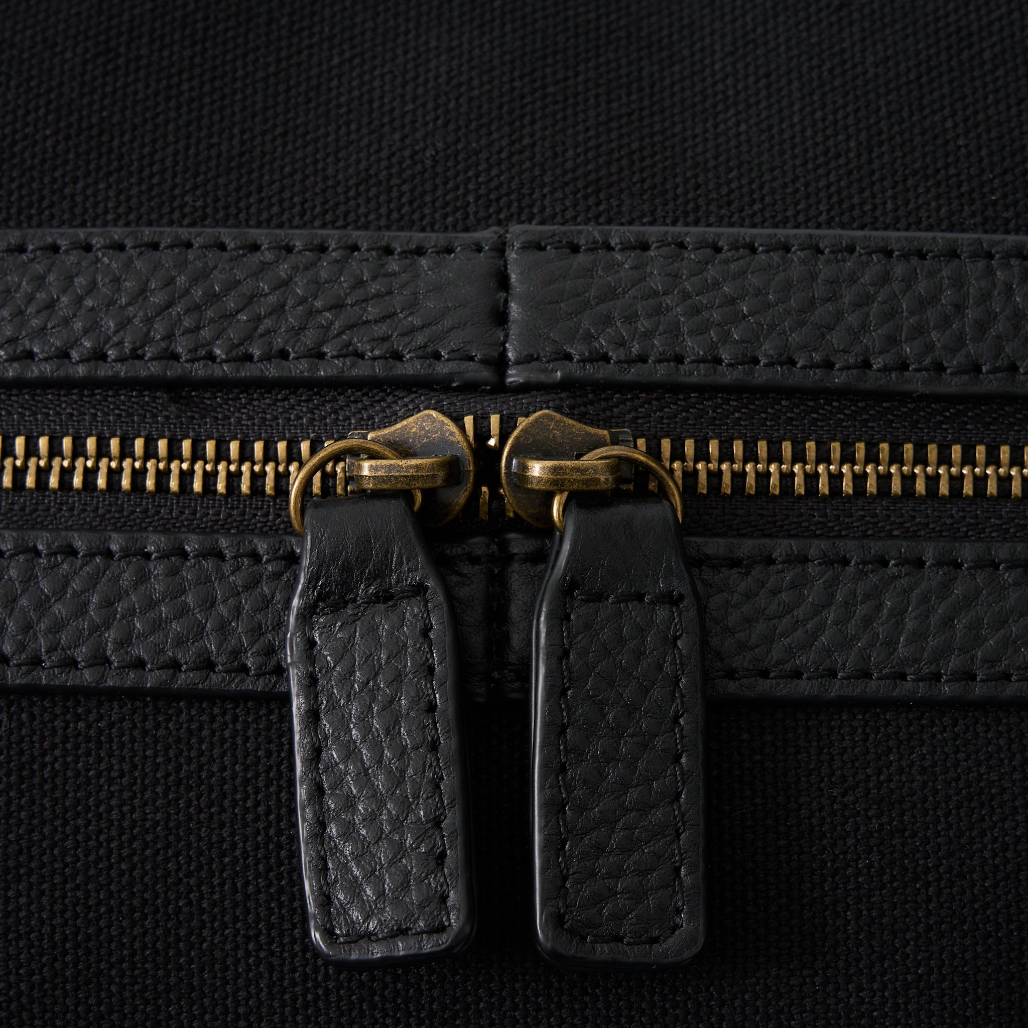 Leather and Canvas Oxford Duffel Bag