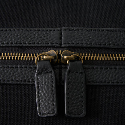 Leather and Canvas Oxford Duffel Bag