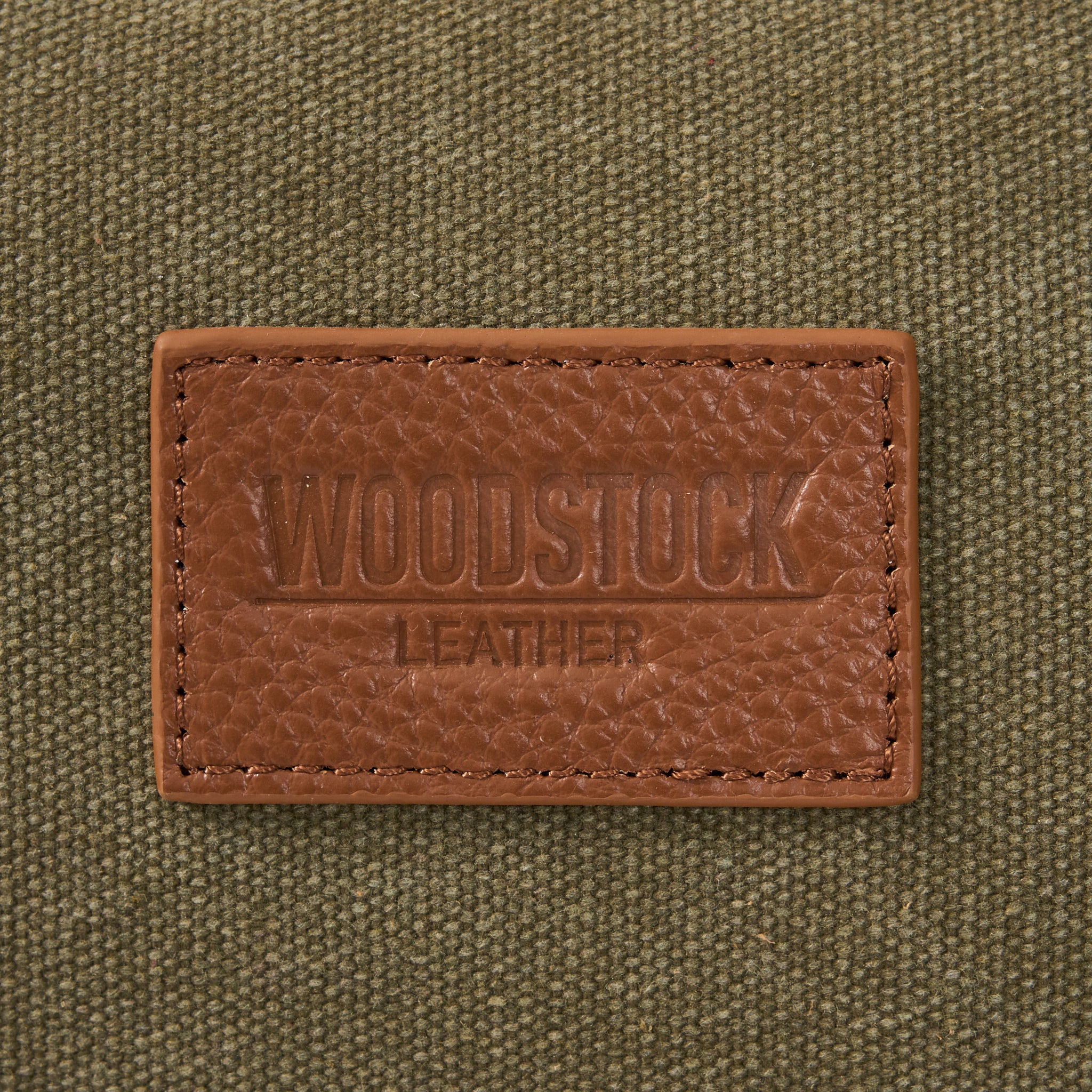 Leather and Canvas Oxford Duffel Bag