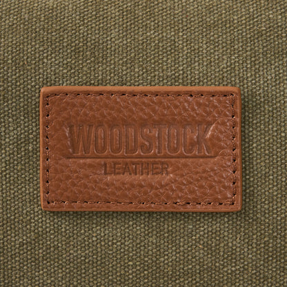 Leather and Canvas Oxford Duffel Bag