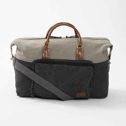 Dallas Two-tone Premium Canvas and Leather Weekend Bag