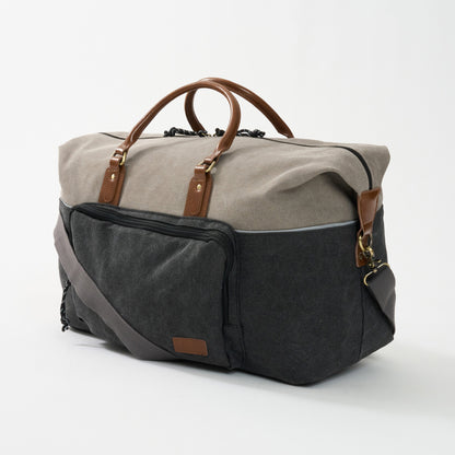 Dallas Two-tone Premium Canvas and Leather Weekend Bag