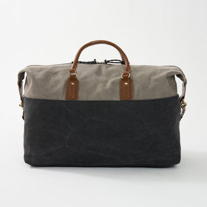 Dallas Two-tone Premium Canvas and Leather Weekend Bag