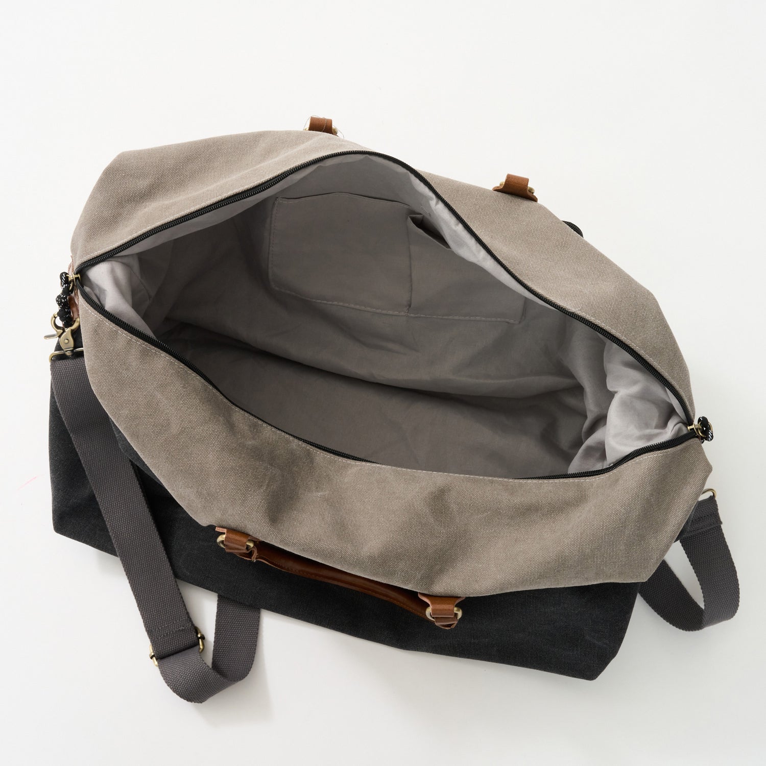 Dallas Two-tone Premium Canvas and Leather Weekend Bag